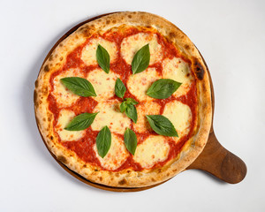 High definition Cheese Pizza with spinach