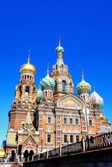 Fototapeta na wymiar Auferstehungskirche Sankt Petersburg