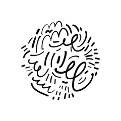 Abstract circle illustration for your design