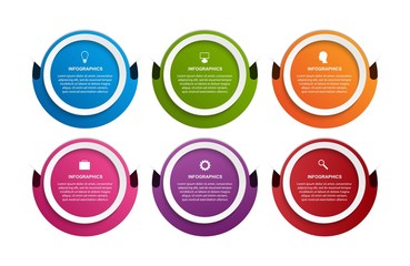Modern infographic template. Infographics for business presentations or information banner.