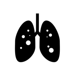 Infected lungs, Covid-19, SARS, Corona virus