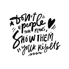 Positive inspirational quote. Affirmations. Hand lettering illustration. Moden abstract background