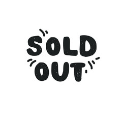 Sale poster. Hand lettering quote. Modern abstract background for your design