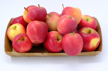 New Zealand apple on background