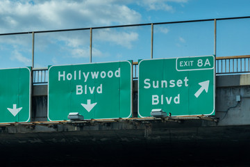 Hollywood Freeway Exits