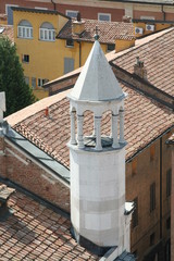 Modena, Emilia Romagna, Italy: detail of duomo 