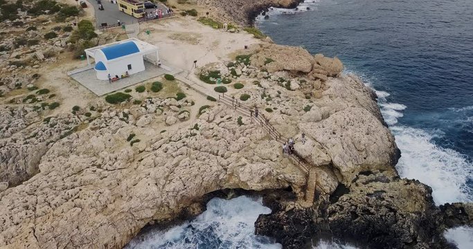 Beautiful Church by the sea A body of waterundefined