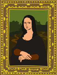 Portrait of Mona Lisa by Leonardo da Vinci