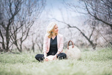 girl with dog