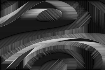 Abstract Black and White Background