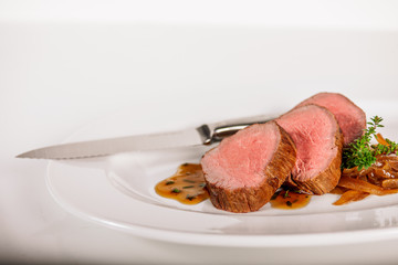 Dramatic Close up toilet paper supply