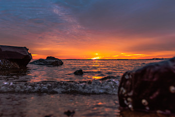 Fototapeta na wymiar Sunrise at the Chesapeake Bay 