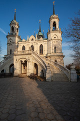 Obraz premium The church of the Vladimir Icon of the Mother of God resembling a fairytale castle
