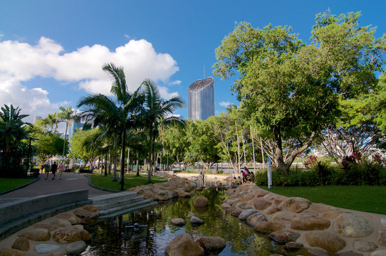 View Of 1 William Street Tower Seen From South Bank