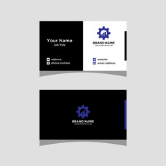 modern business card template vector design