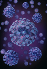 COVID-19 virus microworld of human concept
