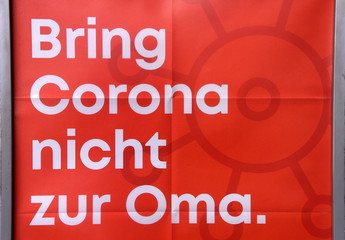 Aufruf: Bring Corona nicht zur Oma 