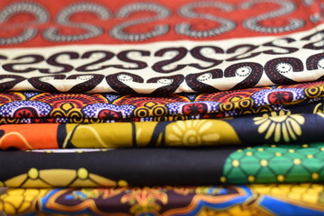 Wax tissu africain