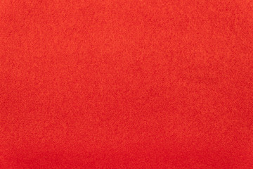 Red felt texture background. Handmade experience with kids. 