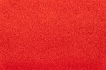 Red felt texture background. Handmade experience with kids. 