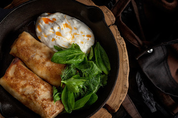 dish, eggs, vegetable, fresh, meat, cuisine, healthy, lunch, vegetables, soup, green, table, red,...