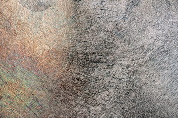 Scratched metal texture, old rusted steel surface, grunge background design