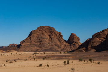 Natural rock formations, Chad, Africa