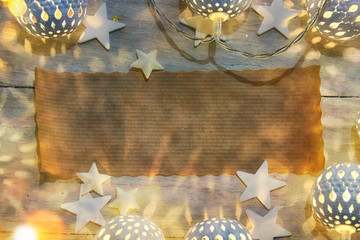 Christmas and New Year holidays background, winter season. Christmas greeting card