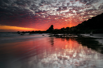 Byron Bay at sunset,  Australia