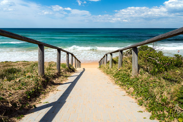 Fototapeta premium Way to the Paradise, Curl Curl Beach Australia