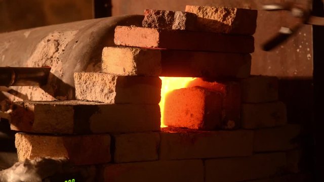 Damasco steel, Forge