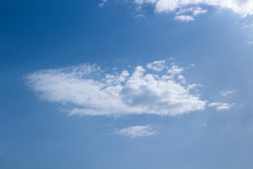 Fototapeta premium Blue sky with clouds.
