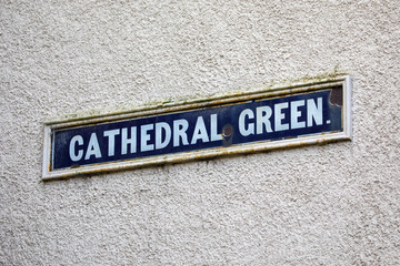 Cathedral Green in Wells, Somerset