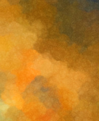 Watercolor painted background. Abstract Illustration wallpaper. Brush stroked painting. 2D Illustration.