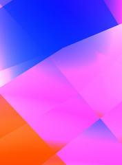 Abstract background. Striped colorful textured geometric wallpaper. Intersecting diagonal shapes pattern graphic. Vibrant design.