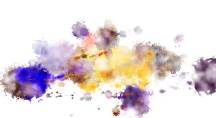 Brushed Painted Abstract Background. Brush stroked painting. Artistic vibrant and colorful wallpaper..