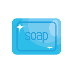 soap bar icon, flat style