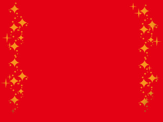 キラキラの金赤