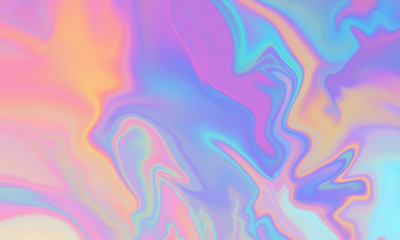 Iridescent abstract liquid marbeled background texture