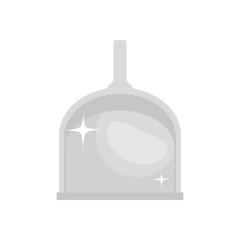 dustpan icon, flat style