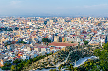 Obraz premium Alicante city view, Spain