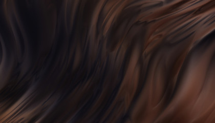 Fluid abstract background with colorful gradient. 2D illustration of modern movement.