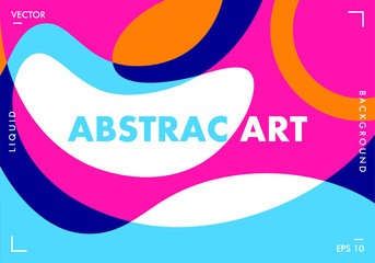 abstract background with colorfull paper art 