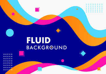 abstract background with colorfull paper art 