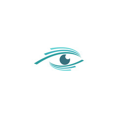 Elegant and simple eye logo