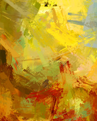 Brushed Painted Abstract Background. Brush stroked painting. Artistic vibrant and colorful wallpaper..