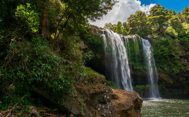Beautiful waterfall, Paihia, New Zealand