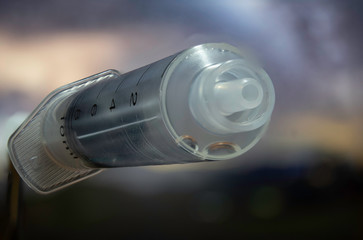 Closeup of Medical Syringe