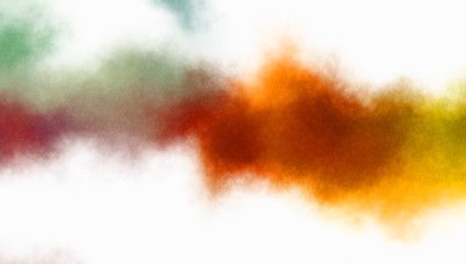 Watercolor painted background. Abstract Illustration wallpaper. Brush stroked painting. 2D Illustration.