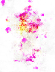 Modern art. Colorful contemporary artwork. Color strokes of paint. Brushstrokes on abstract background. Brush painting.